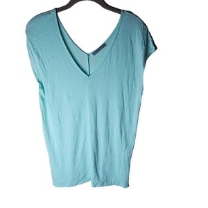 Smartest women's mint green v-neck sleeveless top size XS
